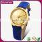 2016 Hot Selling Product Blue Leather Nickel Free Watch Quartz