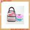 Custom LOGO Fashion Stripe Tote Oxford Lunch Bag Wholesale