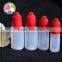 trade assurance PE 30ml plastic dropper bottle with Childproof Cap, E-Liquid bottles, 30ml dropper bottle long thin tip