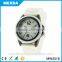 Fashion custom logo stainless steel backcase quartz movt western watch