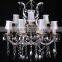 2015 Hot Sale 6 Light Modern Metal Crystal Chandelier with CE