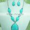 New top sell acrylic statement amber necklace fashion style handmade design
