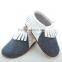 New Design Toddler Footwear Upper Denim Casual Moccasins Baby Nates Shoes