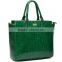 UK popular green Leather women's luxury crocodile handbag