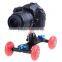 Photography Rail Roller Skater Track Camera Slider Dolly Car For Canon 450D 550D 500D For Nikon D5100