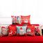 Cotton Linen Decorative Throw Pillow Cover Cushion, christmas pillow,sofa decoration,christmas gift
