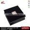 High gloss black MDF wood mobile phone packaging box for storage