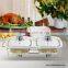 Twin Ceramic Chafing Dish and Food Warmer