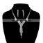 New fashion necklace earring set wedding jewelry sets for brides