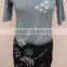 Long Length Cotton Hojari Knitted Fabric / Plain Tie Dye bandhej Printed T-shirts & Women Top's Wear