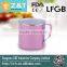 Aluminum color metal cup water