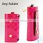 Handmade fashion key holder with different leather pattern wholesale