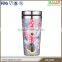 christmas promotional mugs, plastic changeable insert paper mug