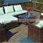Manufacturer wholesale 2016 Hot Selling Modern Rattan wicker Garden set