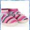 bright stripe knit women indoor shoes boot