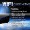 New A106 wfi clock network camera hidden camera clock v8 camera alarm clock