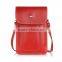 Universal PU Leather Mobile Phone Shoulder Bag Universal Smartphone Leather Pouch Case