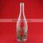 Wholesale 750ml ice vodka bottles long neck liquor bottles heart shape brandy bottles