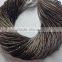 #SAZ Diamond Cut Top Quality Faceted Smoky Shaded Beads