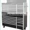 TJG-TC56KST Steel Tool Box Trolley 56-Inch Roller Metal Tool Cabinet with 12 BBS Drawers