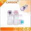 Cute printed flip lid clear kids drinking water bottle