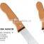 3cr13 stainless steel rubber wooden handle steak knife set steak knife wood handle