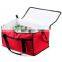 larger polyester Insulated beer bottle / can cooler bags