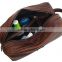 Leather Travel Toiletry Kit bag hotel