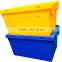 Attached lid plastic container