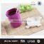 Lock lid plastic water bottle cup colorful items