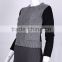 Womens' round neck long sleeve cardigan knitted sweater with zipper & fleece unique products from china