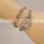 casual fashion fancy ladies watches gold rectangle diamond bracelet watch