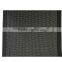 Breathable knitted wide black elastic