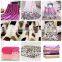 Hot Sell Smooth Feeling Good Overlock Jacquard Flannel Fleece Blanket