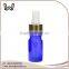 5ml Small Cobalt Blue Glass Bottle With Gold Dropper