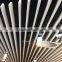 Artistic aluminum baffle ceiling