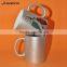 Sunmeta 11oz sublimation coated heat press mug, silver heat press mug