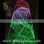 Hot selling low price 3D umbrella pole Christmas motif light
