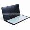 China leather factory price checkbook holder leather checkbook case