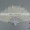 Performance accessory dance party fan foldable plastic feather fans