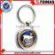 Custom Keyring , Glass Metal Keychain, Key Chain Holder