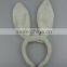 Black and White Sexy Bunny Ear Headdress Rabbit Headband
