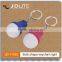 Bulb Shape Led Flashlight Keychain With Differenct Colors Led Light Bulb Key Chain