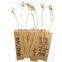 garment jeans paper hang tag with cotton rope