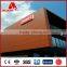 wooden finished acm board company headquarter wall cladding