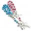 rosary,religious decade rosary, arcylic and polymer clay beaded rosary, cheap religious necklaces