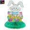 Table centerpieces rabbit paper honeycomb centerpiece