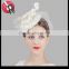 ladies fancy decorative fashion fascinator feather veil hair clip