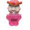 Custom Vinyl Mammon Figure Money Box,Clear Plastic Mammon Toy