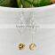 Cheap bulk 925 sterling silver long drop earrings fashionable yellow zirconia long earring jewelry china wholesale